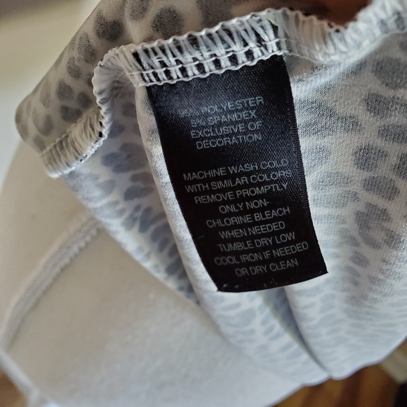 White House Black Market Lepoard Animal Print Tank Top Large - Picture 5 of 6